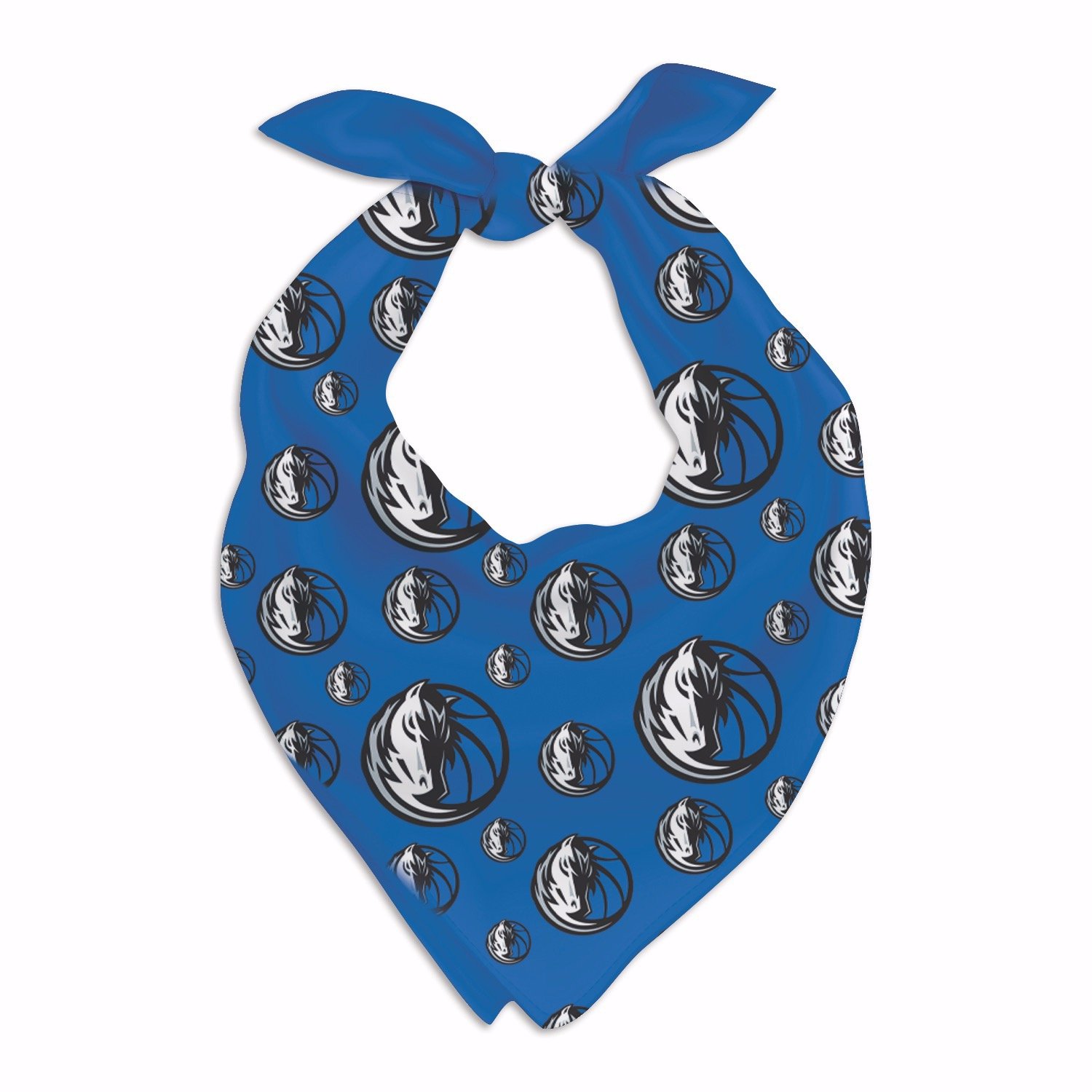 Dallas Mavericks Cooling Bandanna featuring team logo and colors, designed for pets and owners to stay cool.
