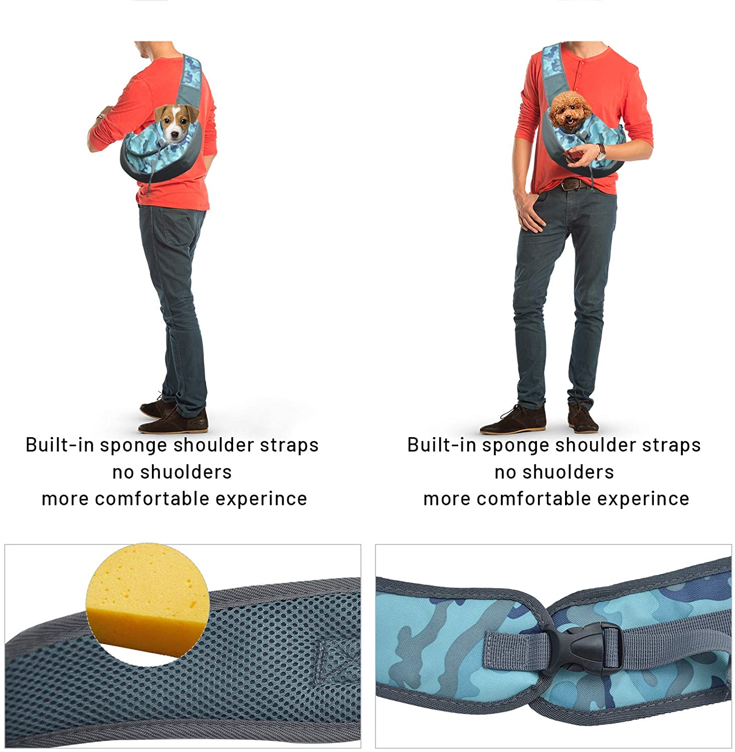 A breathable mesh dog carrier bag designed for outdoor travel, featuring a lightweight and durable nylon construction, suitable for small to medium-sized pets.