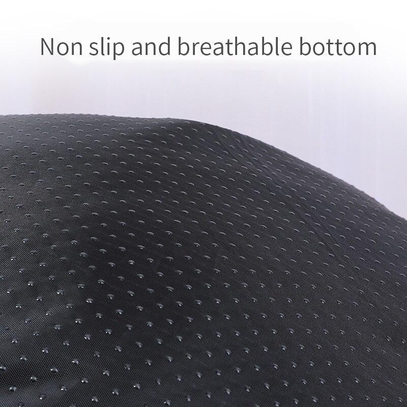 Cute round pet bed for dogs and cats, featuring a soft pillow and warm fabric, perfect for winter use.