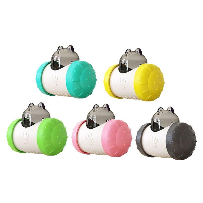 A colorful Dog Cat Toy Pet Tumbler designed for interactive play, featuring a slow food dispensing mechanism for dogs and cats.
