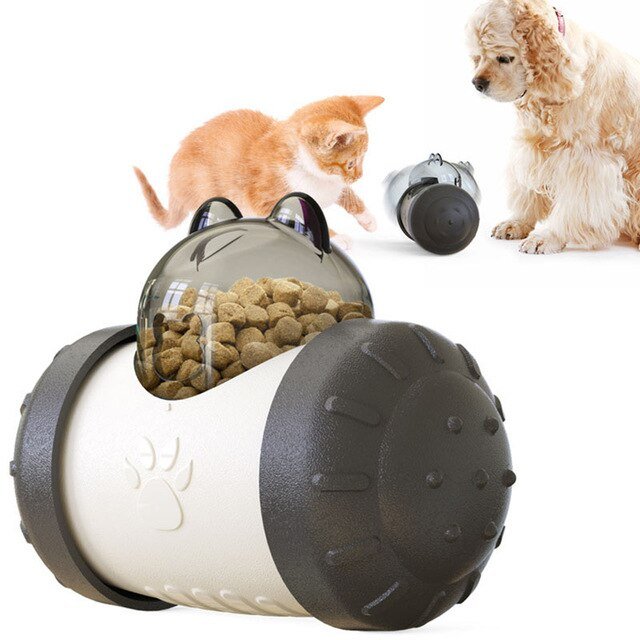 A colorful Dog Cat Toy Pet Tumbler designed for interactive play, featuring a slow food dispensing mechanism for dogs and cats.