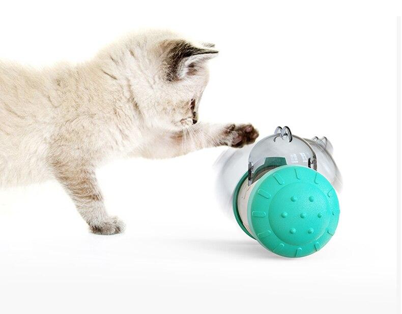 A colorful Dog Cat Toy Pet Tumbler designed for interactive play, featuring a slow food dispensing mechanism for dogs and cats.