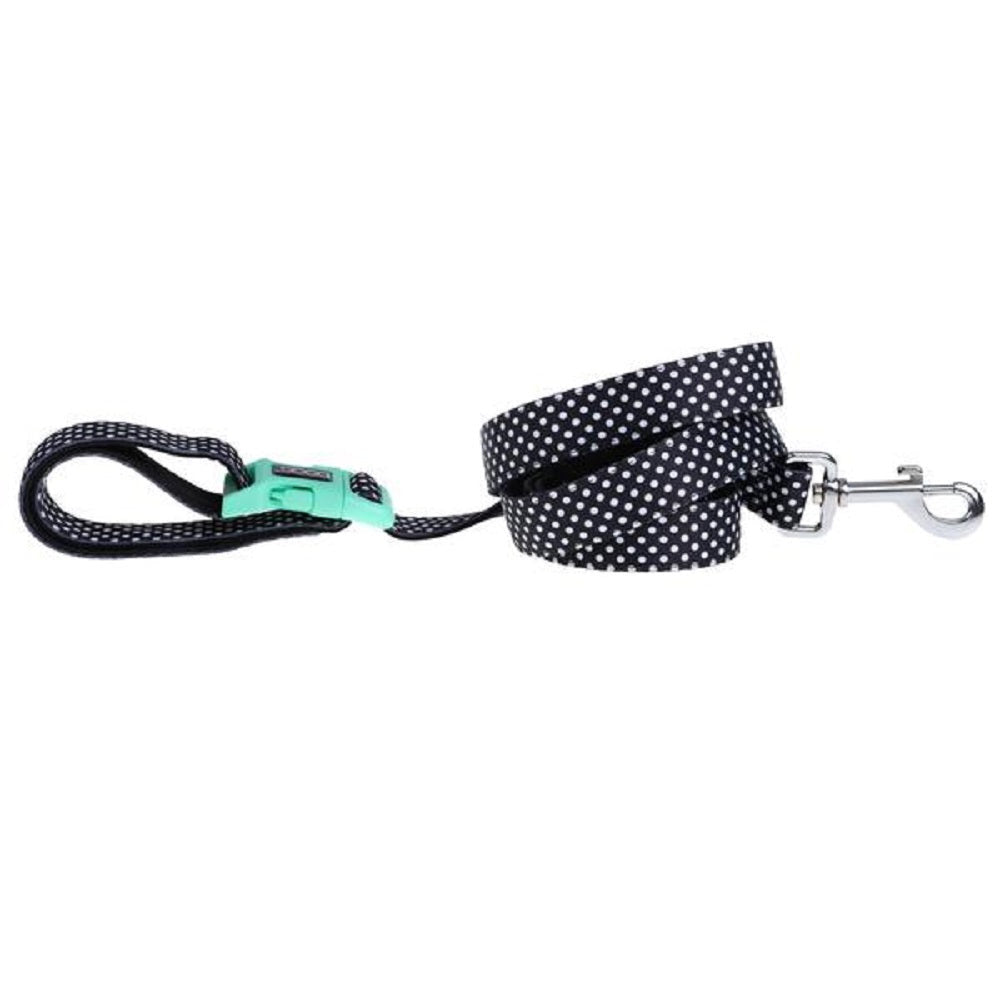 Doog Clip-It Neoprene Dog Lead in vibrant colors, featuring a padded handle and quick snap clasp for easy use.