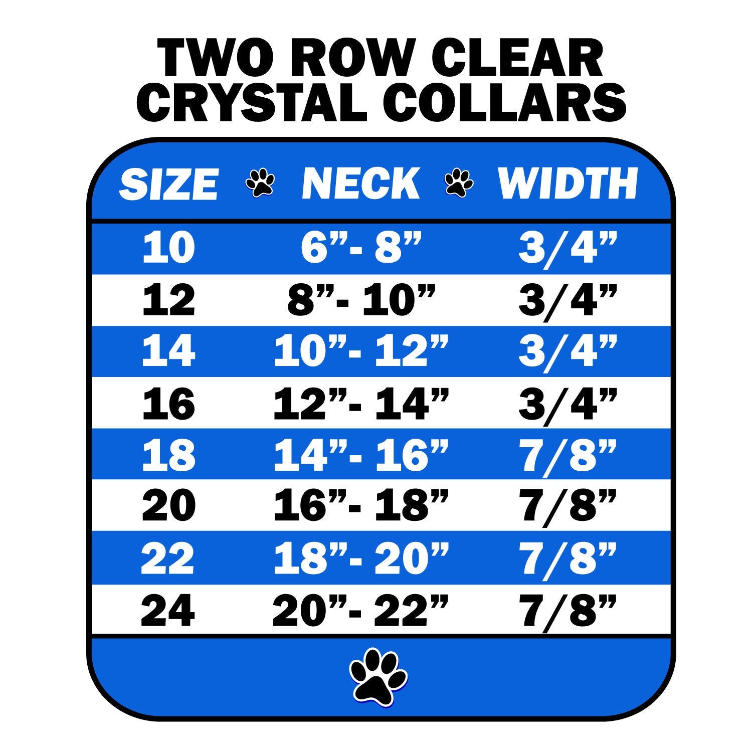 A stylish dog collar made of faux leather featuring two rows of clear crystal stones, designed for pets to add elegance to their look.