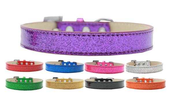 Plain Ice Cream Collar for dogs, 3/4" wide, available in multiple colors and sizes, showcasing a stylish design.