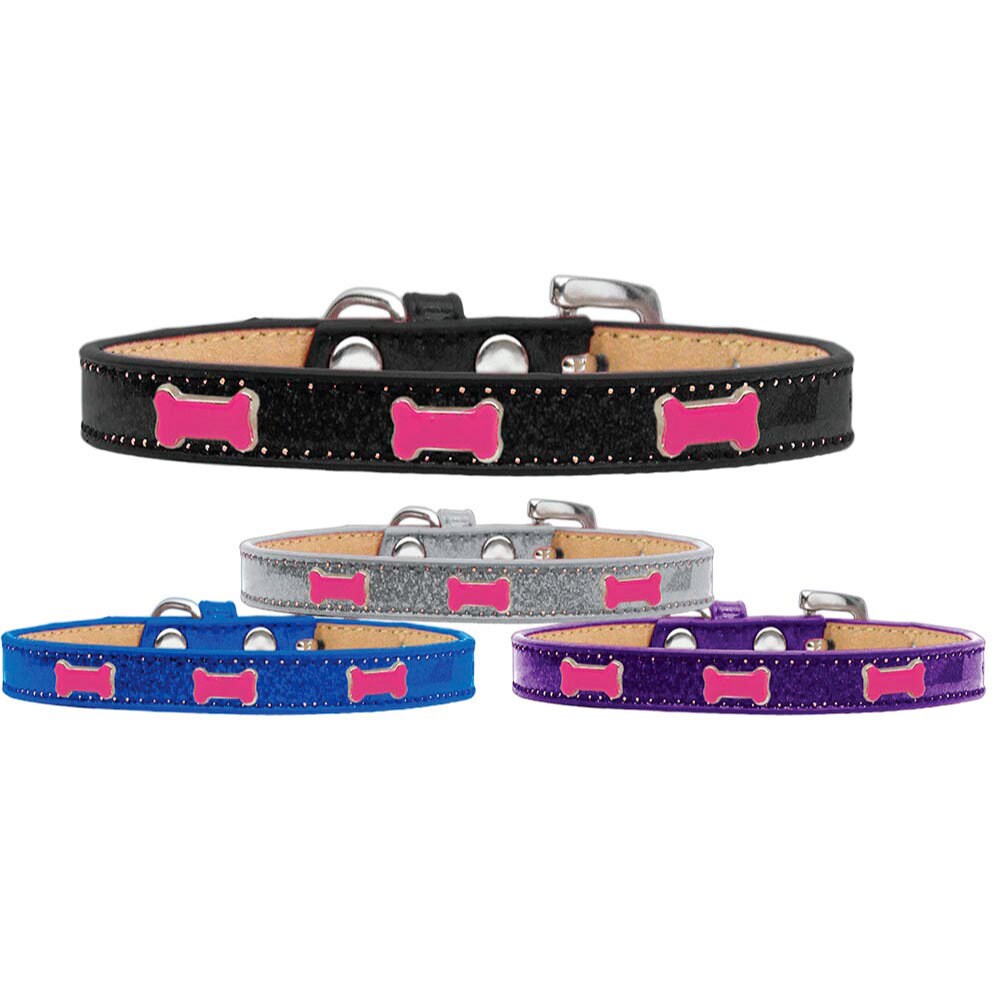 Pink Bone Ice Cream Collar for dogs, featuring colorful widgets and durable design, perfect for stylish pets.