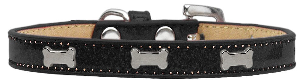 A stylish Dog Ice Cream Collar featuring a Silver Bone design, perfect for pets of all sizes.