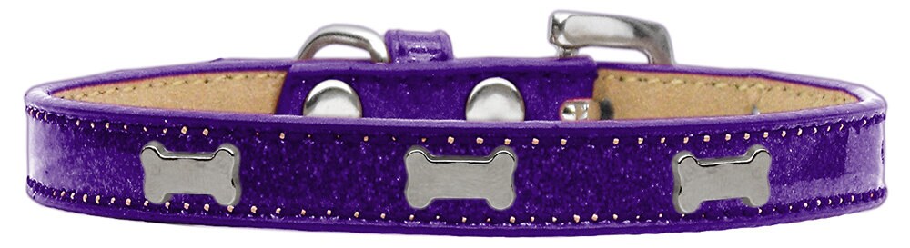 A stylish Dog Ice Cream Collar featuring a Silver Bone design, perfect for pets of all sizes.