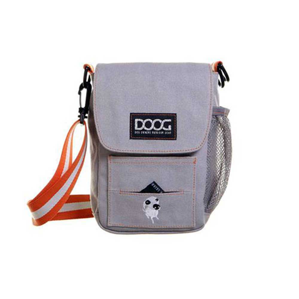 Doog Shoulder Bag in various colors with adjustable strap and waterproof features, perfect for dog walking.