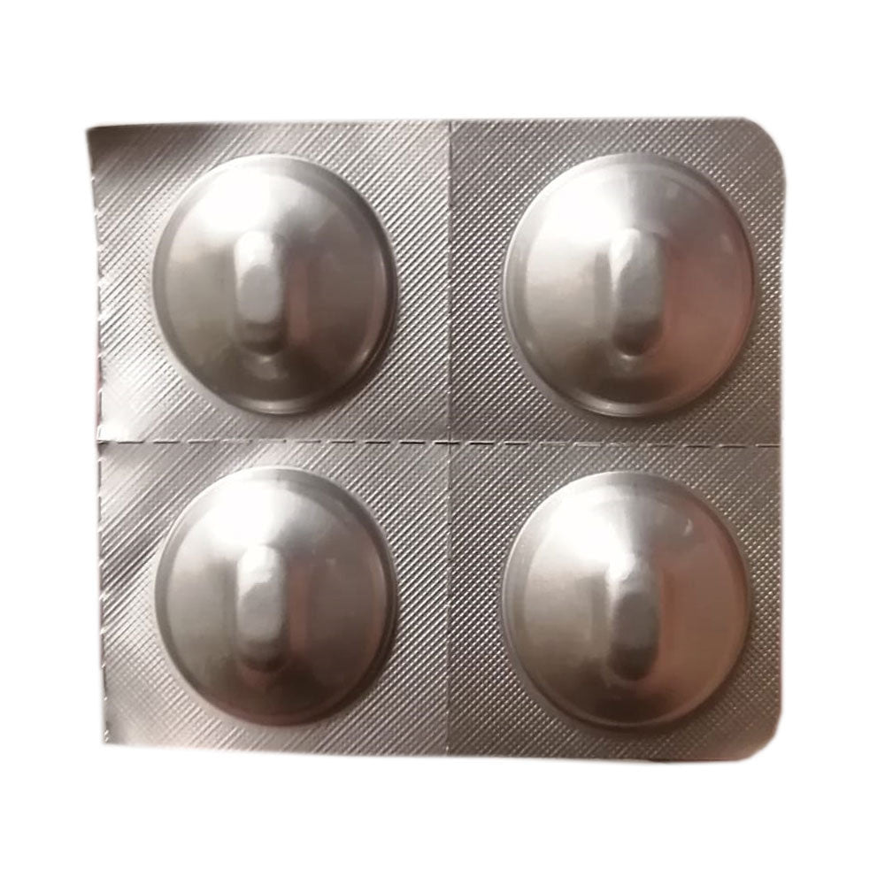 Drontal Allwormer Tablets for small dogs and puppies, packaged in a box with four tablets visible.