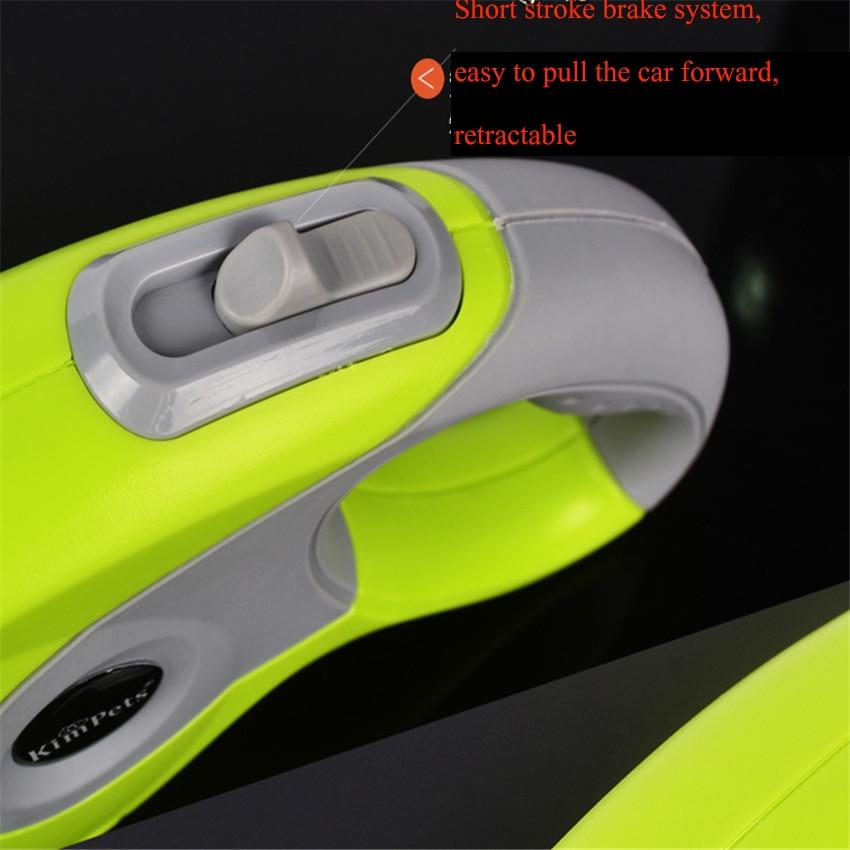 Durable automatic retractable dog leash made of nylon, available in various colors, designed for small to medium dogs.