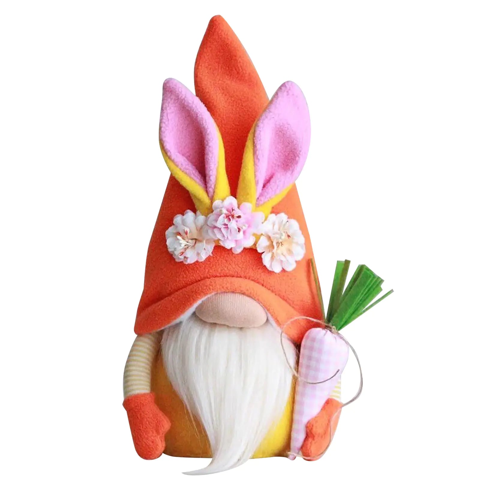 A charming Easter Faceless Doll Decoration Bunny with pastel colors, perfect for festive decor.