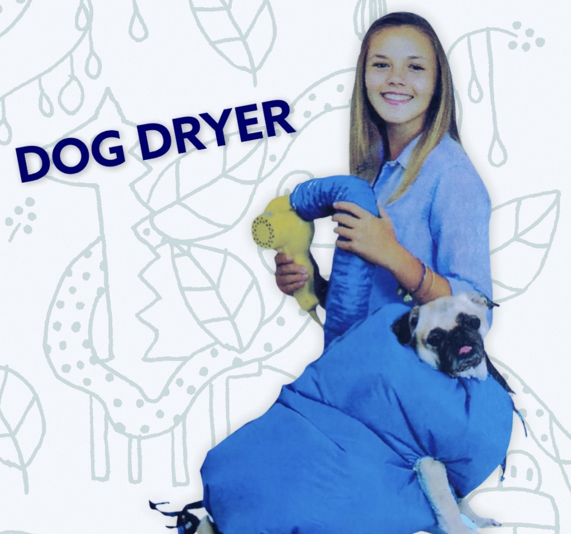 A comfortable Easy Dog Dryer & Trim Pets Bag designed for safe and calm pet grooming, featuring adjustable straps and breathable fabric.