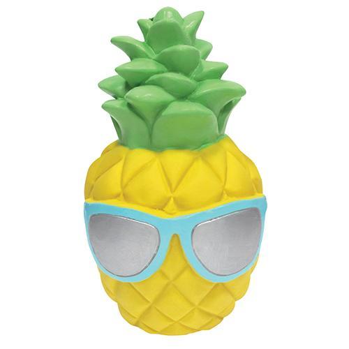 Colorful Fiesta Chew Toys shaped like Pineapple, Cactus, and Pinata, designed for safe chewing and play.
