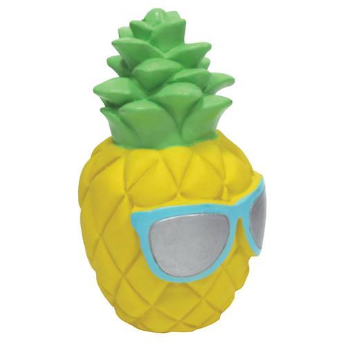 Colorful Fiesta Chew Toys shaped like Pineapple, Cactus, and Pinata, designed for safe chewing and play.