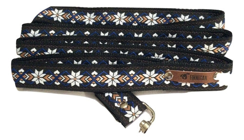 Finnigan Designer 7ft Dog Lead showcasing luxury design and durable materials, perfect for large dogs.