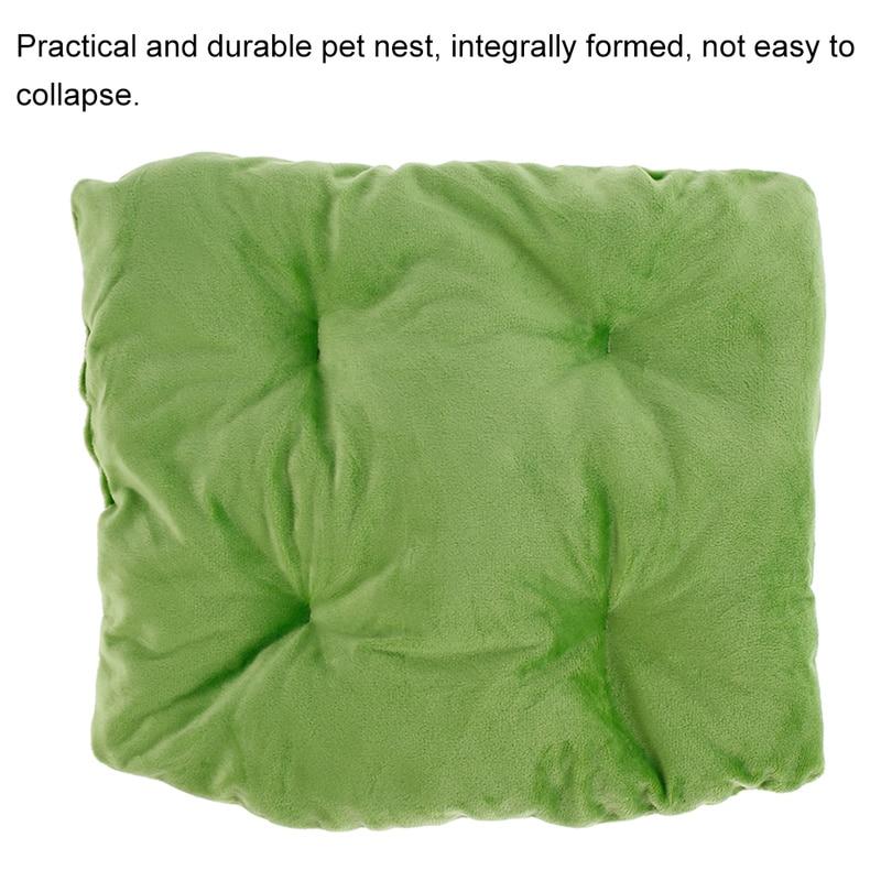 Foldable Cat Bed in a cozy design, featuring a removable mat and made from eco-friendly corduroy, perfect for small dogs and cats.