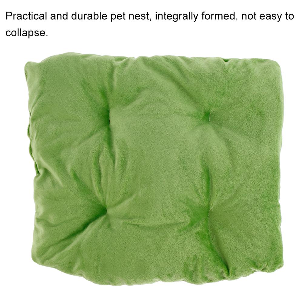 Foldable Cat Bed in a cozy design, featuring a removable mat and made from eco-friendly corduroy, perfect for small dogs and cats.