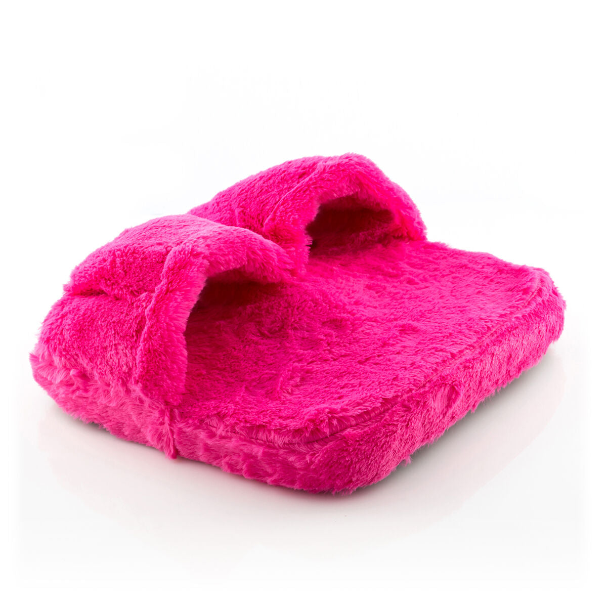 InnovaGoods Foot Massager in pink color, showcasing its ergonomic design and soft, velvety texture.