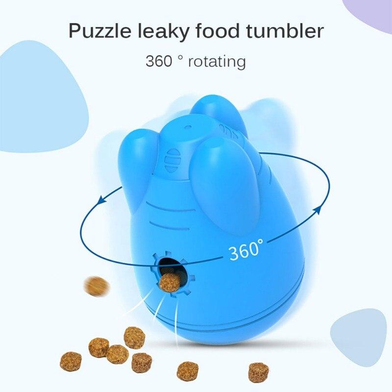 Funny Dog Toys Leakage Food Dispenser for dogs and cats, made of durable ABS material, designed for interactive play and food dispensing.