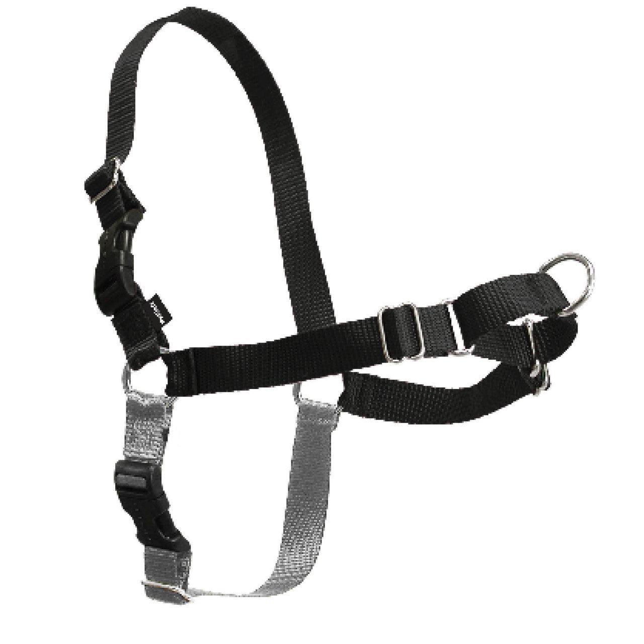 Gentle Leader Easy Walk Harness in various colors, showcasing its design and features.