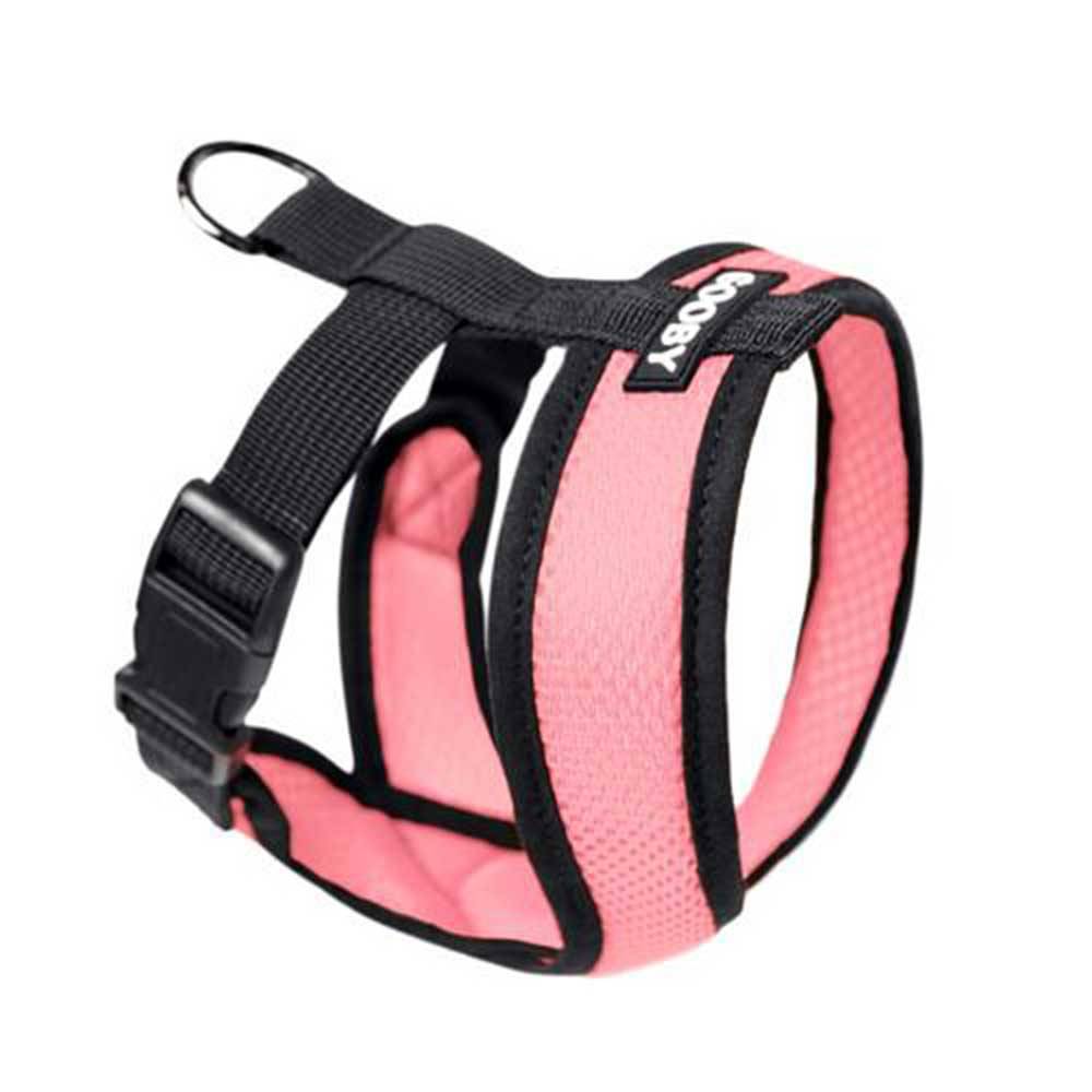 Gooby Comfort X Dog Harness in various colors with a stylish X frame design, suitable for all dog sizes.