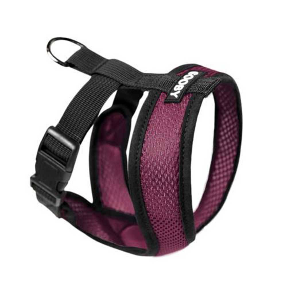 Gooby Comfort X Dog Harness in various colors with a stylish X frame design, suitable for all dog sizes.