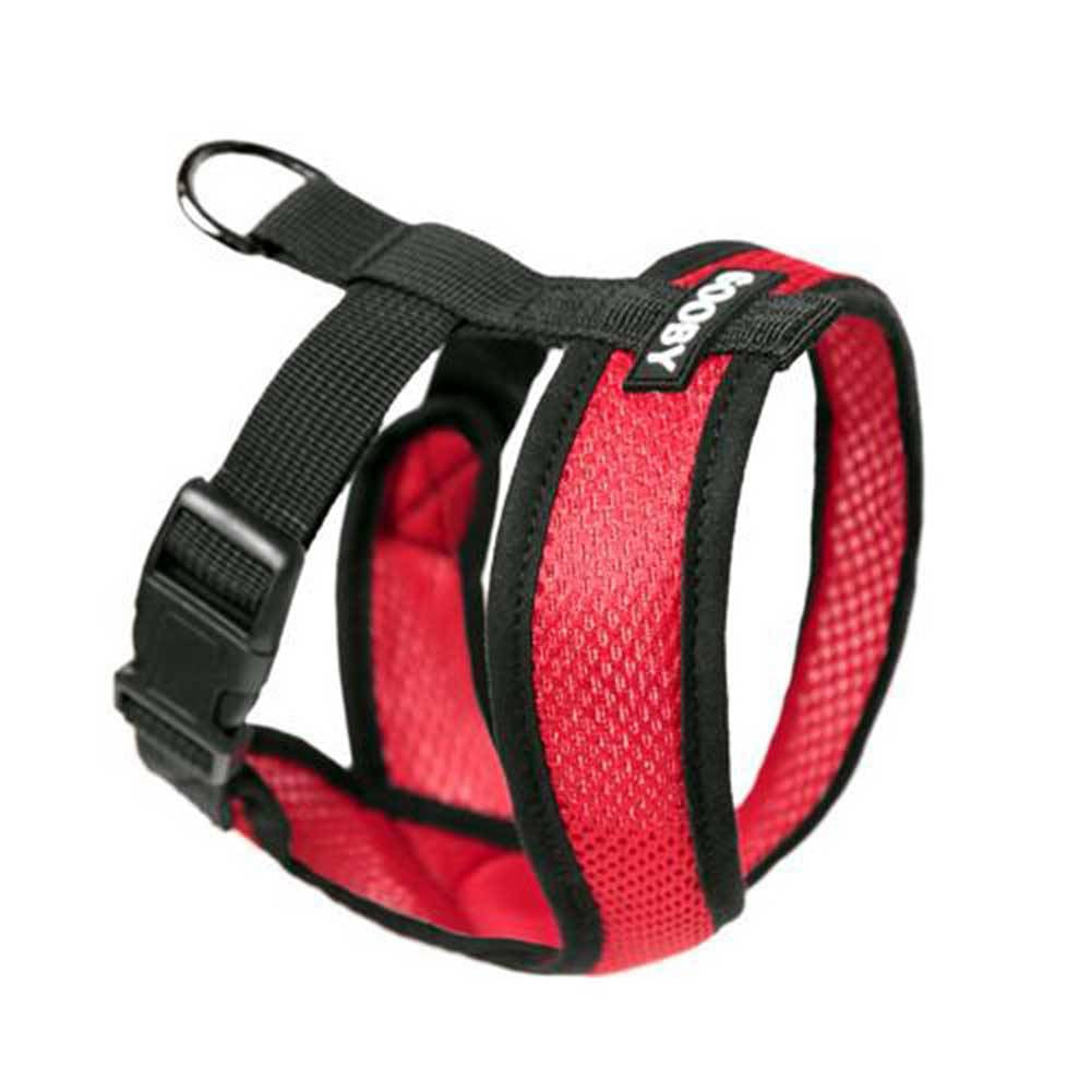 Gooby Comfort X Dog Harness in various colors with a stylish X frame design, suitable for all dog sizes.