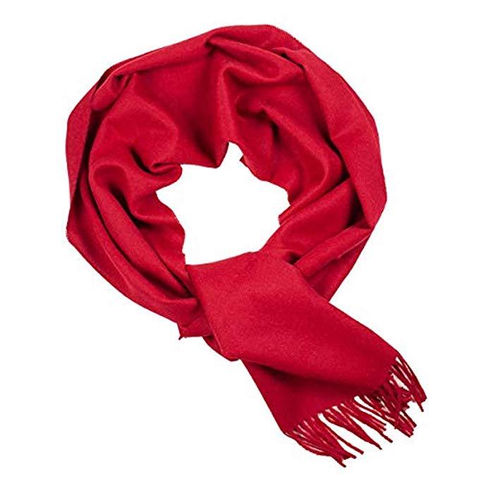Luxurious 100% baby alpaca scarf in granat color, showcasing its soft texture and elegant design, perfect for winter wear.
