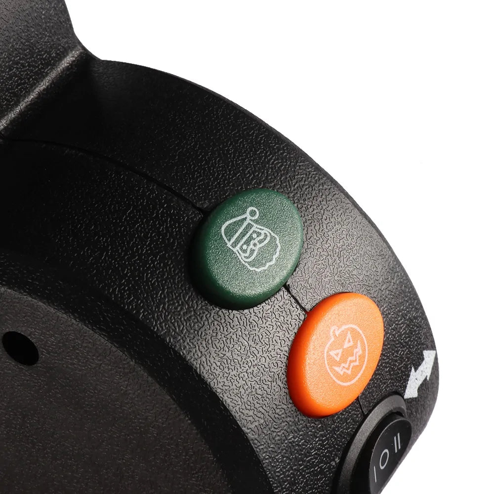 Halloween Holographic Projection Window Display showcasing spooky animations in a window setting, perfect for Halloween decorations.