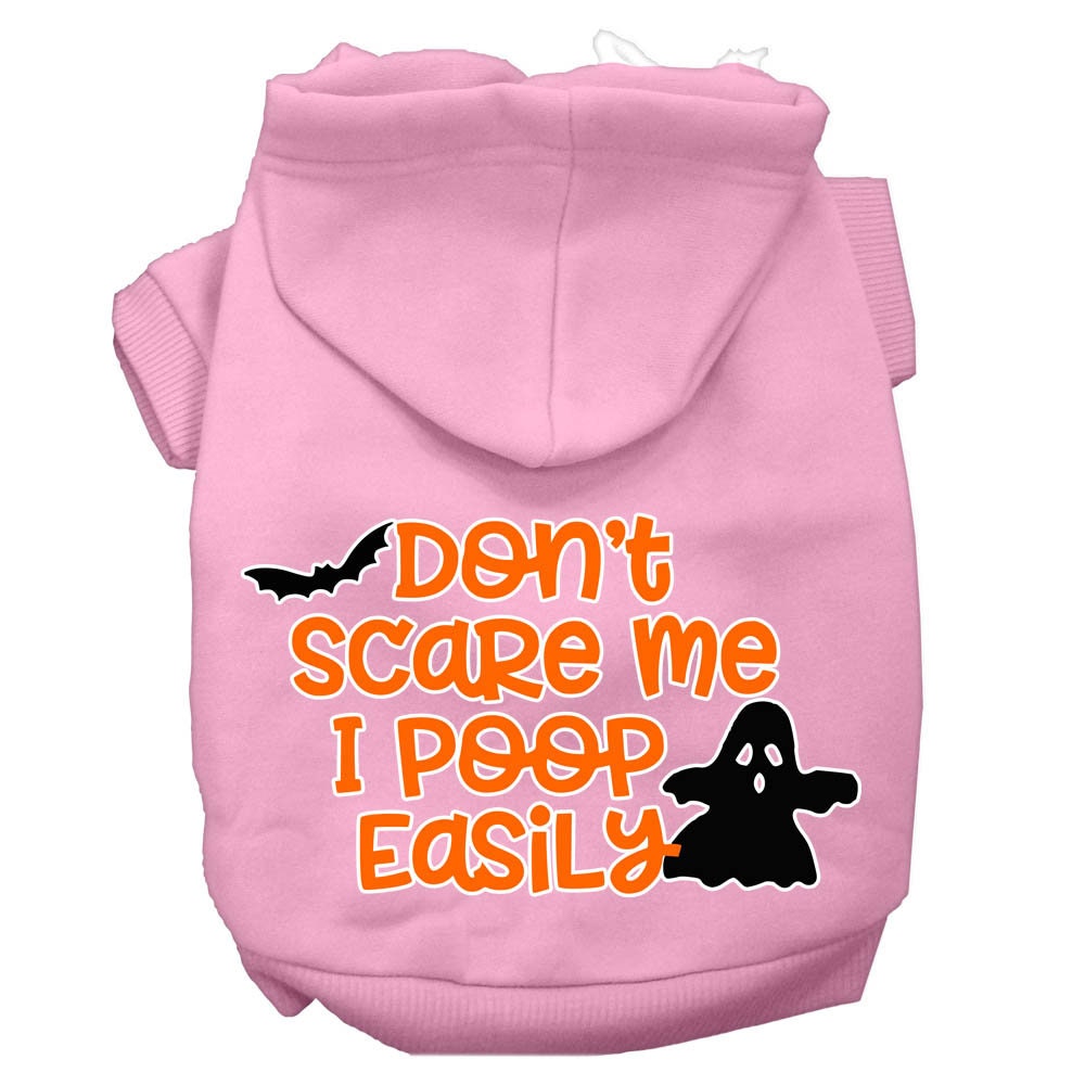 A cozy Halloween hoodie for pets featuring a humorous print, perfect for dogs and cats.