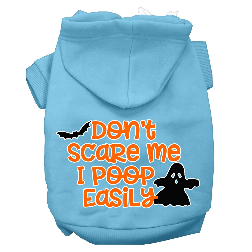 A cozy Halloween hoodie for pets featuring a humorous print, perfect for dogs and cats.