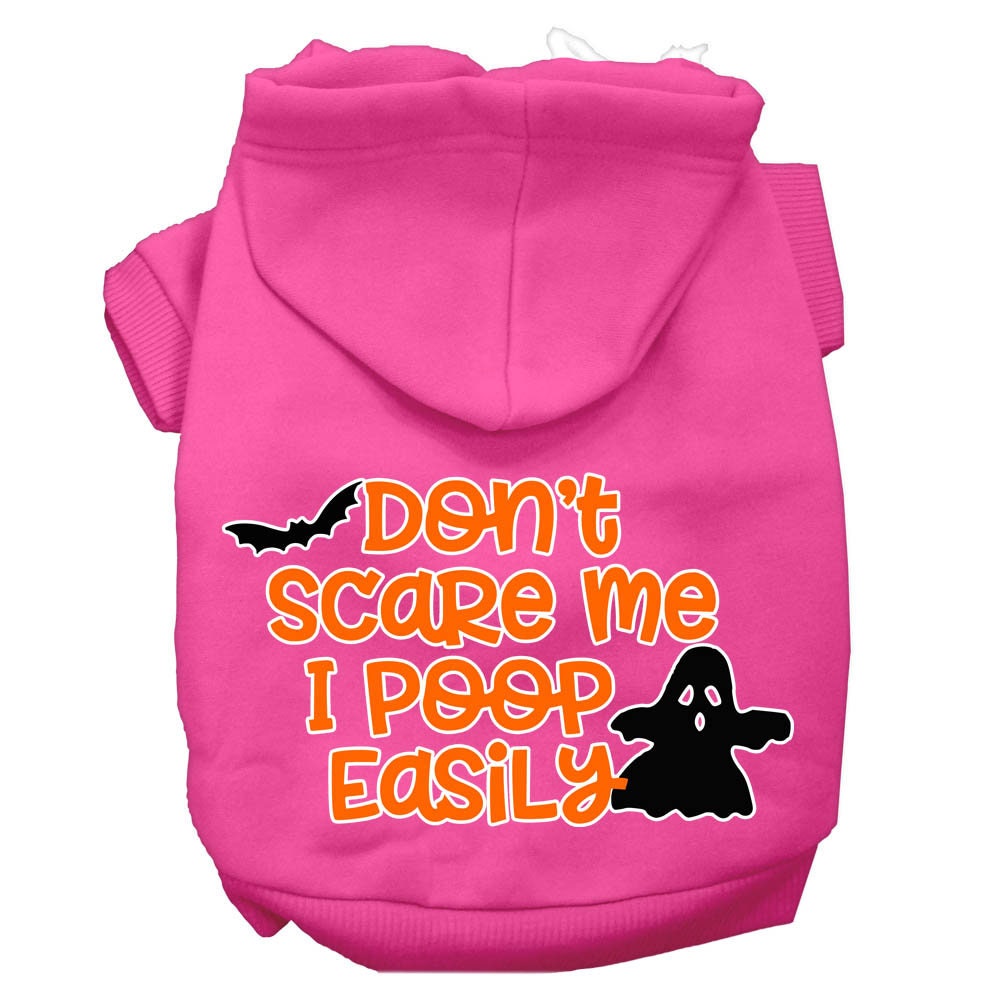 A cozy Halloween hoodie for pets featuring a humorous print, perfect for dogs and cats.