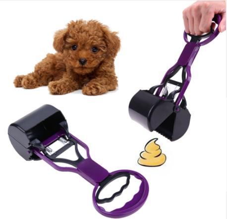 High Quality Dog Supplies Stool Clip Shovel in stylish design, made of durable plastic, available in two sizes.