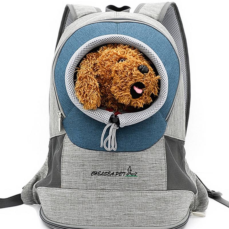 High Quality Fashion Backpack for Pets, featuring breathable mesh fabric, adjustable straps, and safety buckle for secure pet travel.