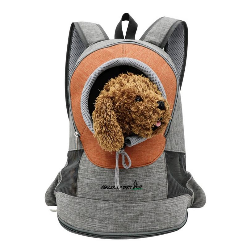 High Quality Fashion Backpack for Pets, featuring breathable mesh fabric, adjustable straps, and safety buckle for secure pet travel.