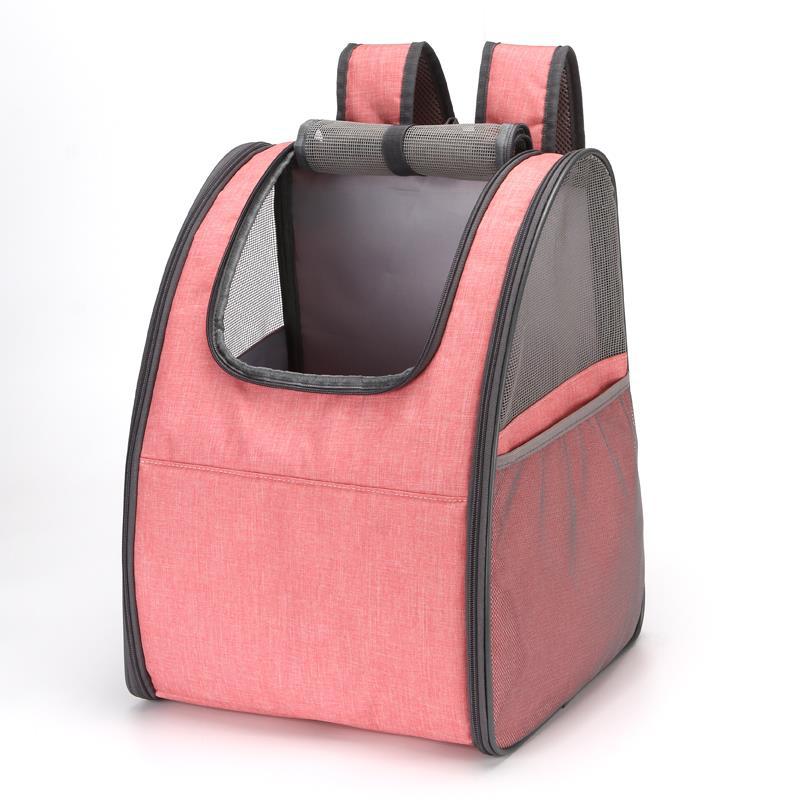 High Quality Mesh Breathable Foldable Pet Backpack in a stylish design, featuring breathable mesh panels and durable polyester material.