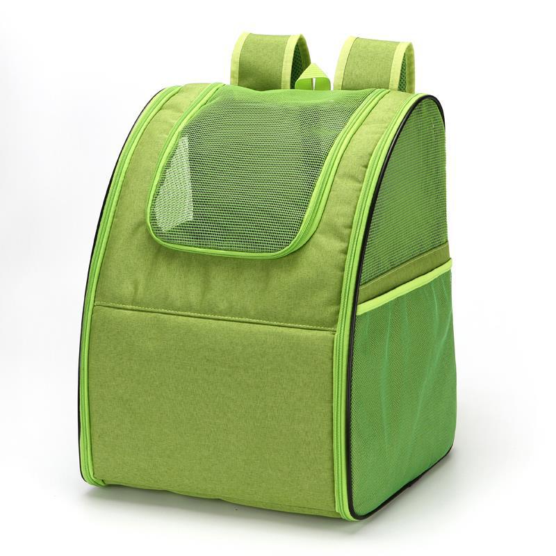 High Quality Mesh Breathable Foldable Pet Backpack in a stylish design, featuring breathable mesh panels and durable polyester material.