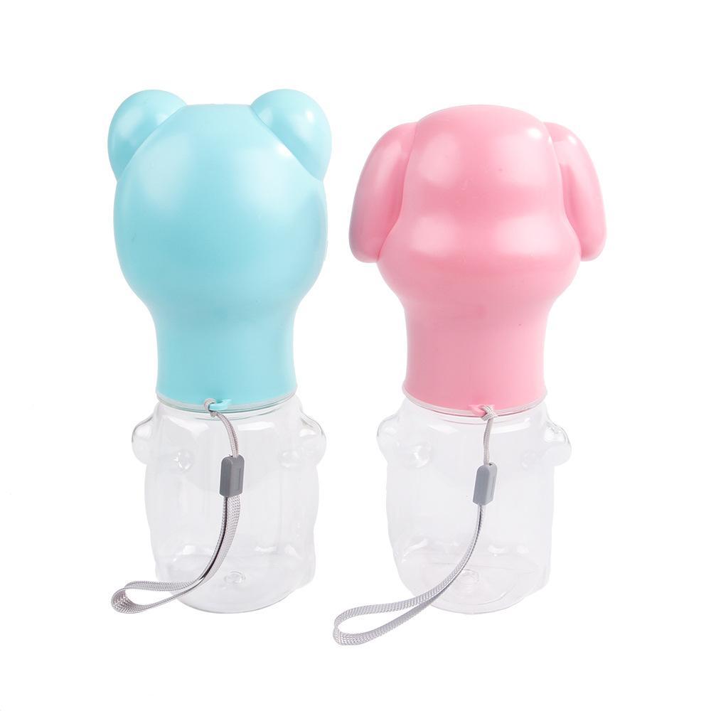 High Quality Portable Pet Travel Mug designed for cats and dogs, made of durable ABS and transparent PC materials, featuring a spill-proof lid.