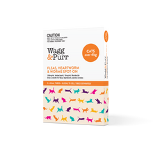 Imidacloprid Moxidectin Spot On for cats over 4kg in a 3 pack, featuring a sleek design and clear labeling for easy identification.