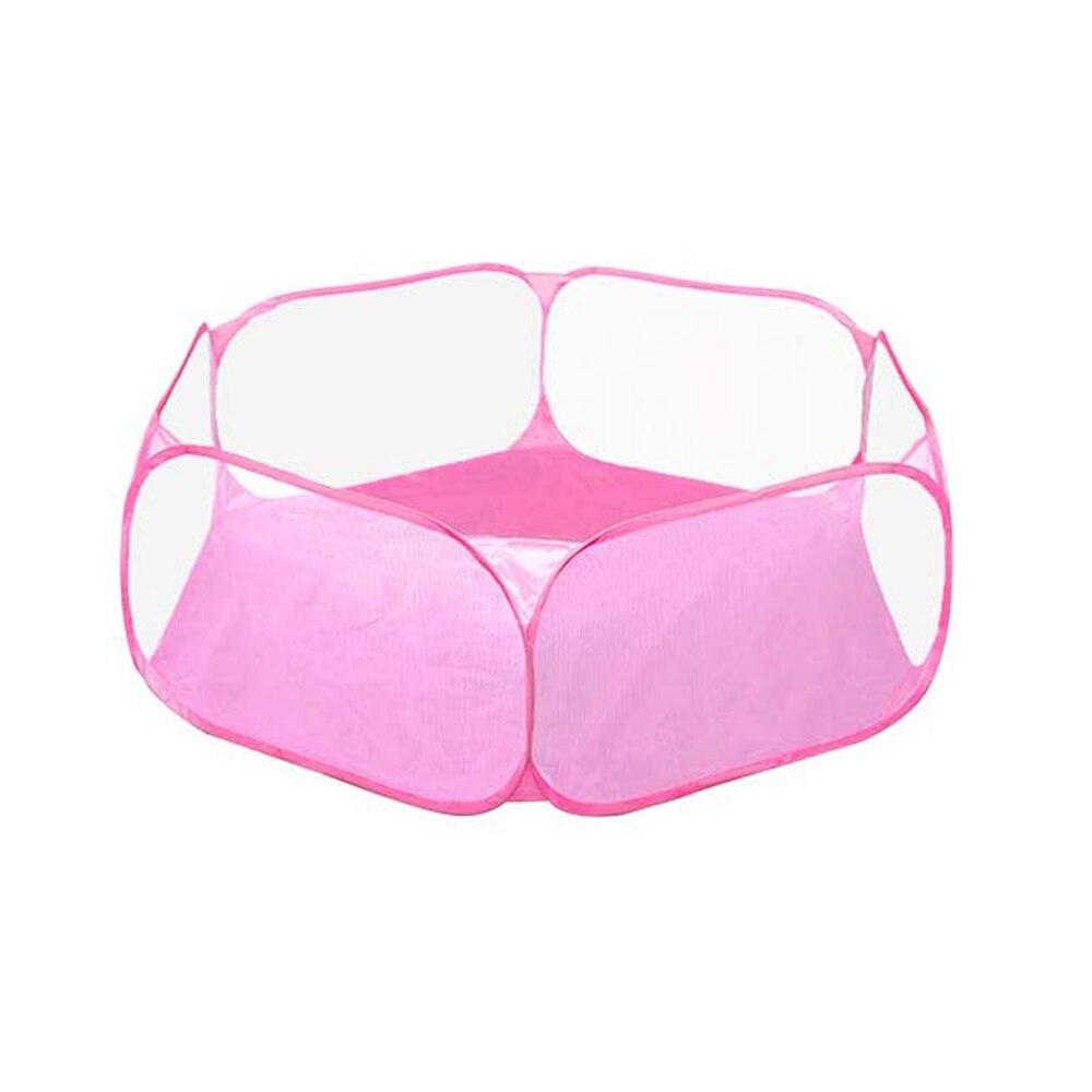 Indoor Outdoor Small Game Playground Fence for Hamsters, featuring waterproof fabric and breathable netting, ideal for small pets.