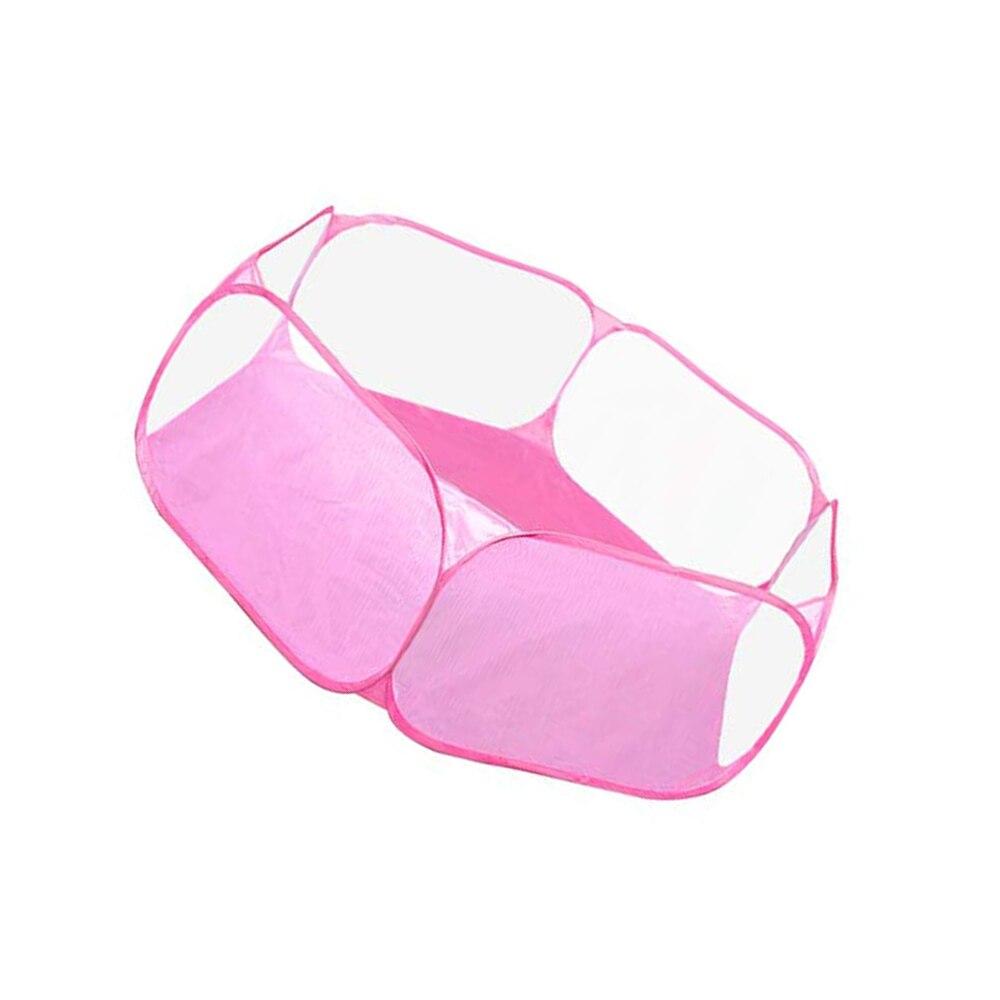 Indoor Outdoor Small Game Playground Fence for Hamsters, featuring waterproof fabric and breathable netting, ideal for small pets.