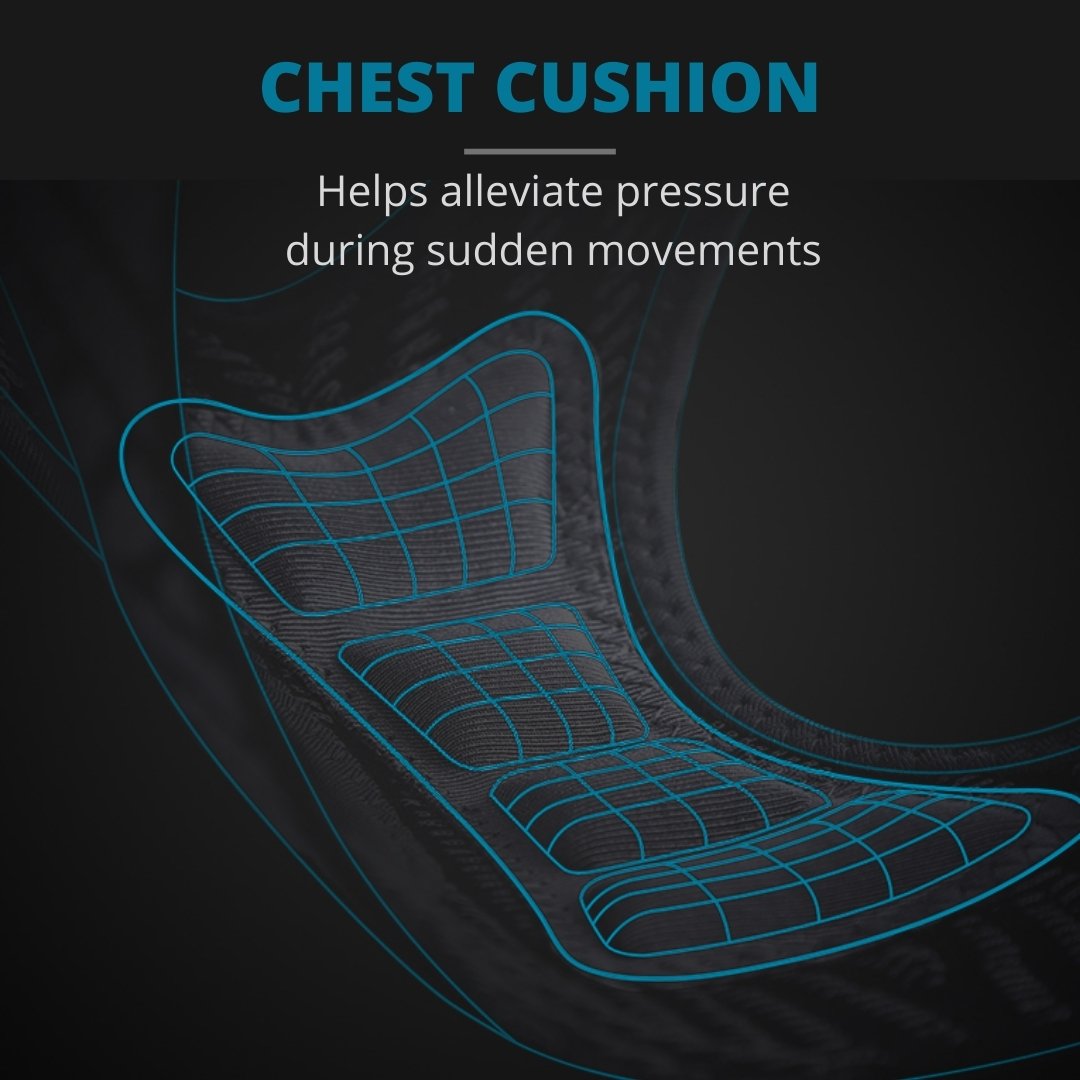 Instachew PETKIT Air Fly Dog Harness in black, showcasing its breathable mesh and soft chest cushion for comfort.