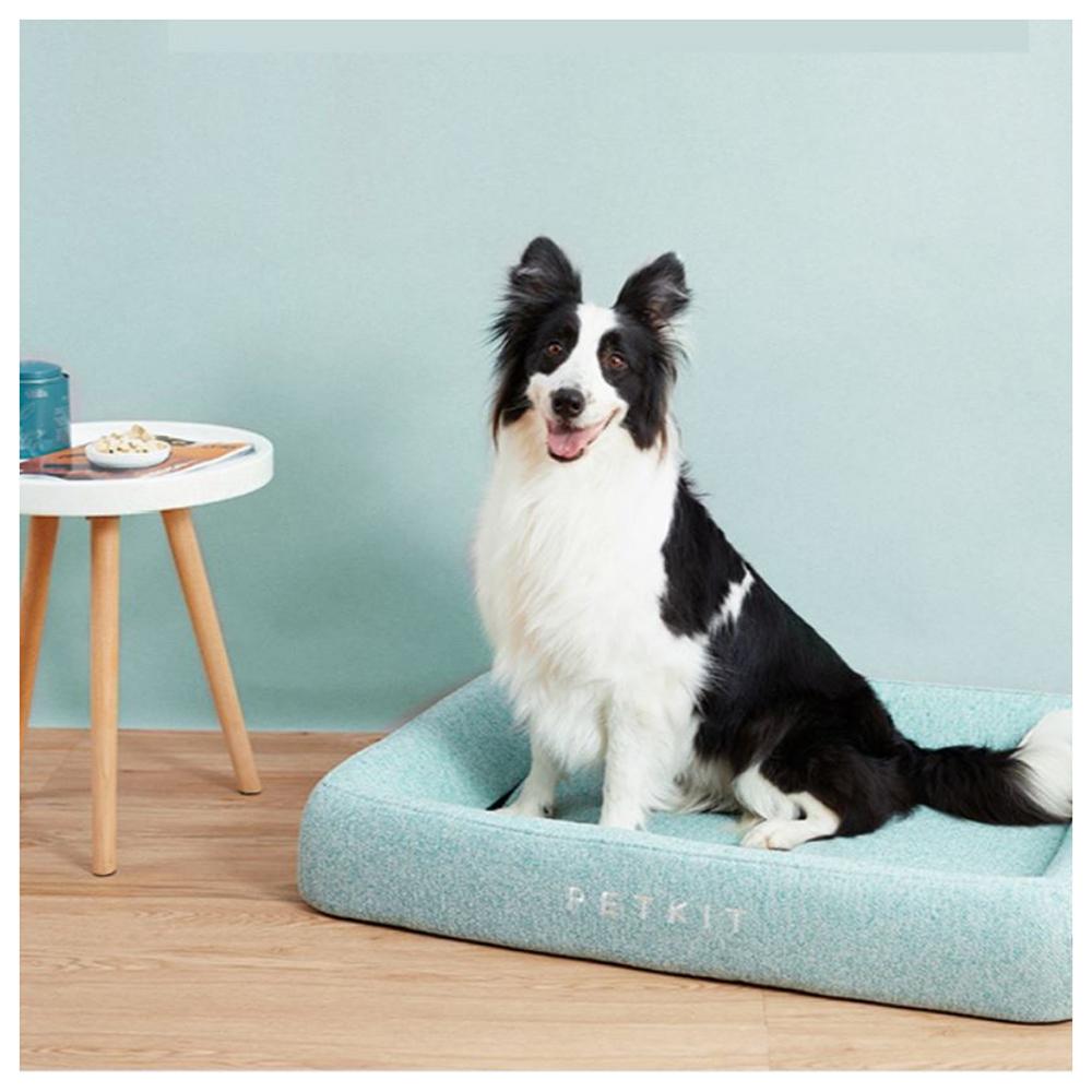 Instachew PETKIT Deep Sleep All Season Bed for pets, featuring bamboo charcoal memory foam and a stylish design for comfort and support.