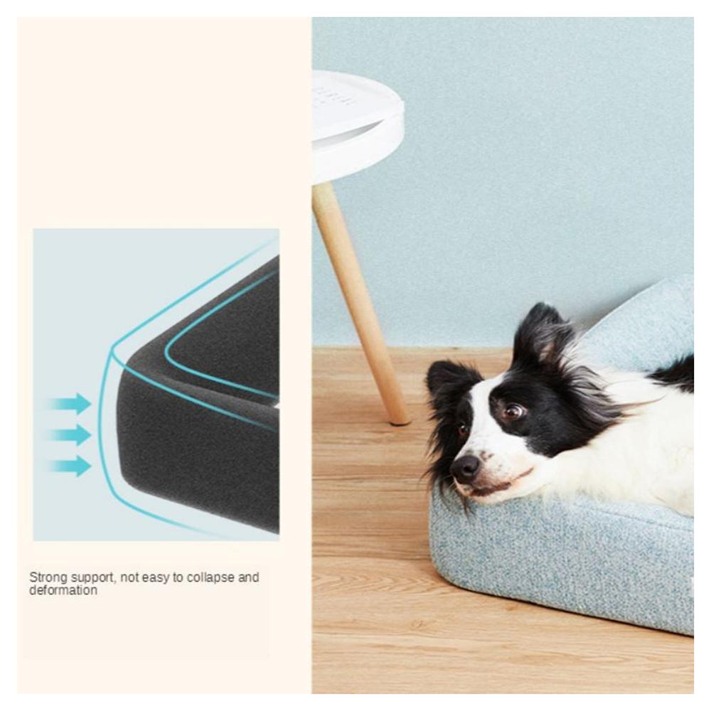 Instachew PETKIT Deep Sleep All Season Bed for pets, featuring bamboo charcoal memory foam and a stylish design for comfort and support.