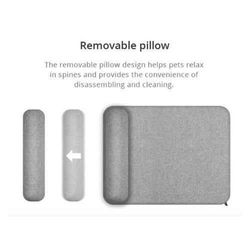 Instachew PETKIT Deep Sleep Dog Bed featuring orthopedic memory foam and stylish design, perfect for pet comfort.