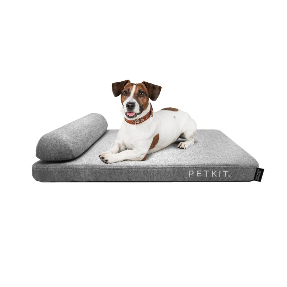 Instachew PETKIT Deep Sleep Dog Bed featuring orthopedic memory foam and stylish design, perfect for pet comfort.