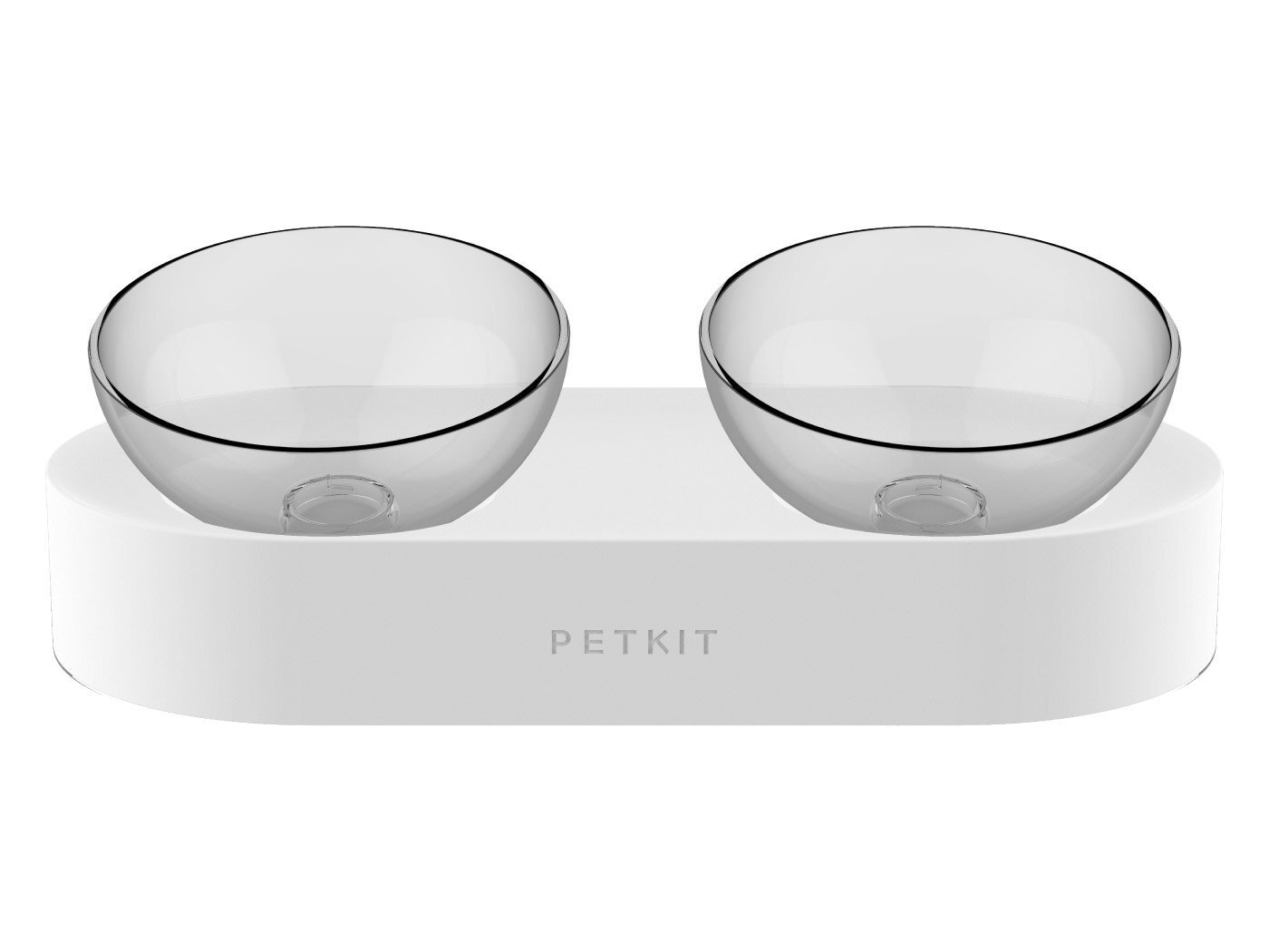 Instachew PETKIT Fresh Nano Cat Bowl featuring an ergonomic design, skid-proof base, and removable clear bowls for easy cleaning.