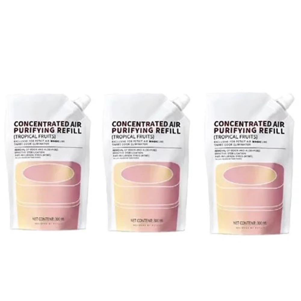 PETKIT Magicube Filter 3pk, featuring three refill filters designed for odor elimination and air purification in homes with pets.