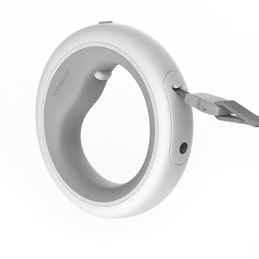 INSTACHEW Smart Space Leash for pets, featuring a retractable design and a matching waist belt for hands-free walking.